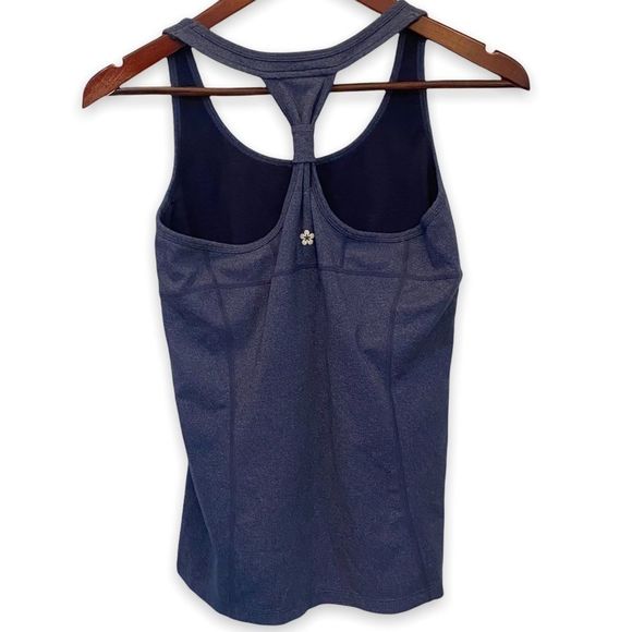 COPY - Tuff Athletics blue tank top with built in bra size medium - Picture 5 of 6